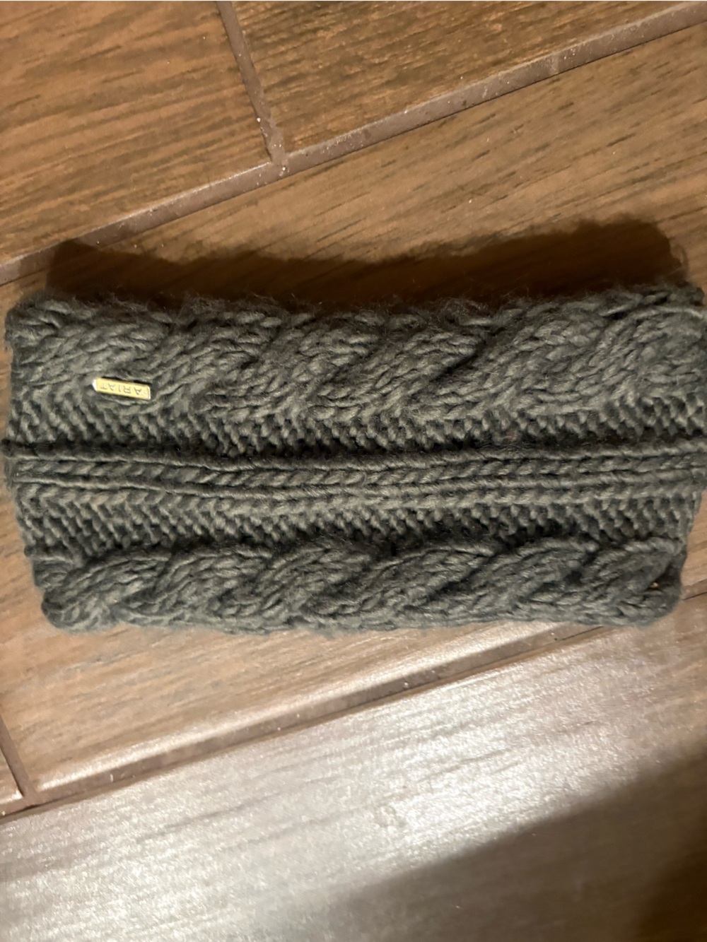 Ariat Cable Knit Headband in Gray